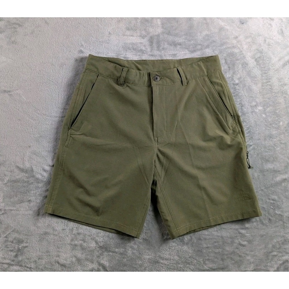 The North Face Shorts Mens 30 Green Rolling Sun Packable Hiking Flashdry Chino